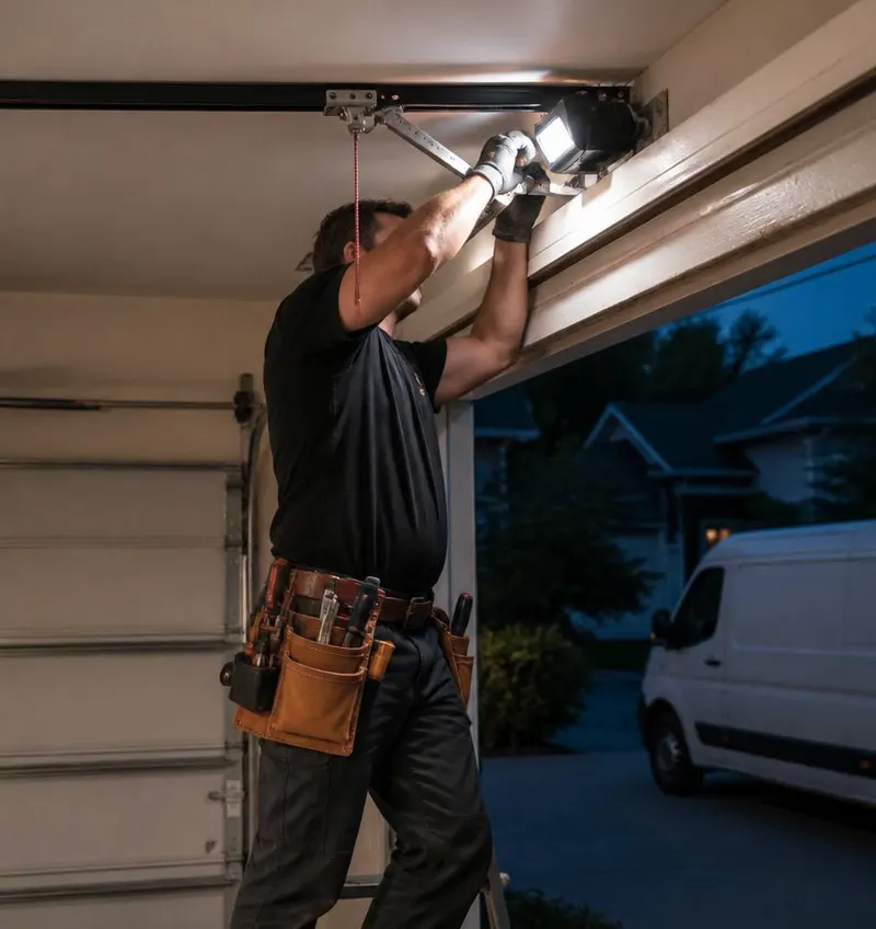 Garage Door Spring Repair in Yankeetown